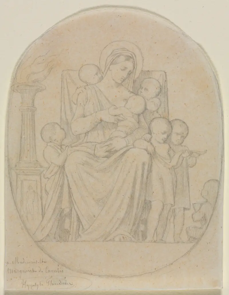 Saint Félicité and Her Seven Sons av Jean-Hippolyte Flandrin