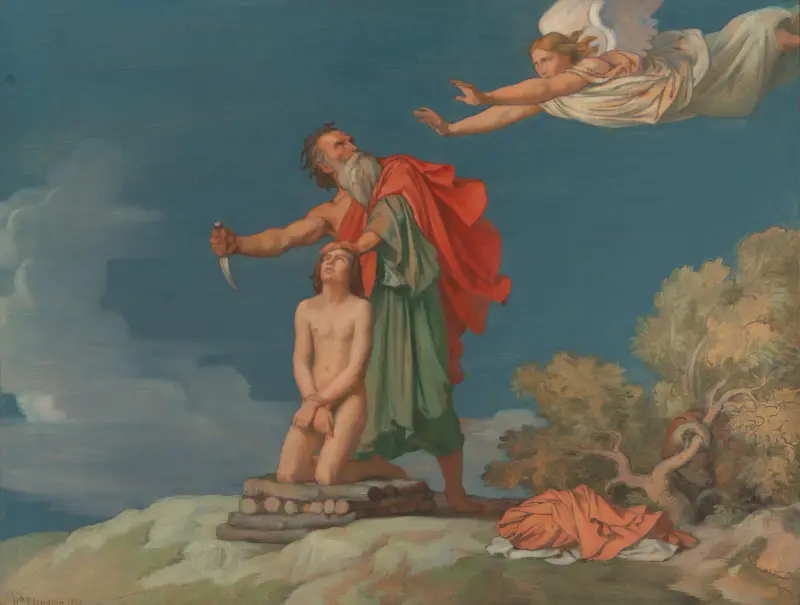 Isaks offer av Jean-Hippolyte Flandrin