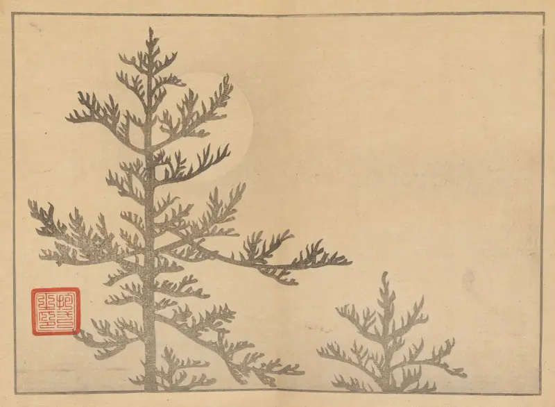 Sakai Hōitsu gajō, Pl.16 av Sakai Hōitsu