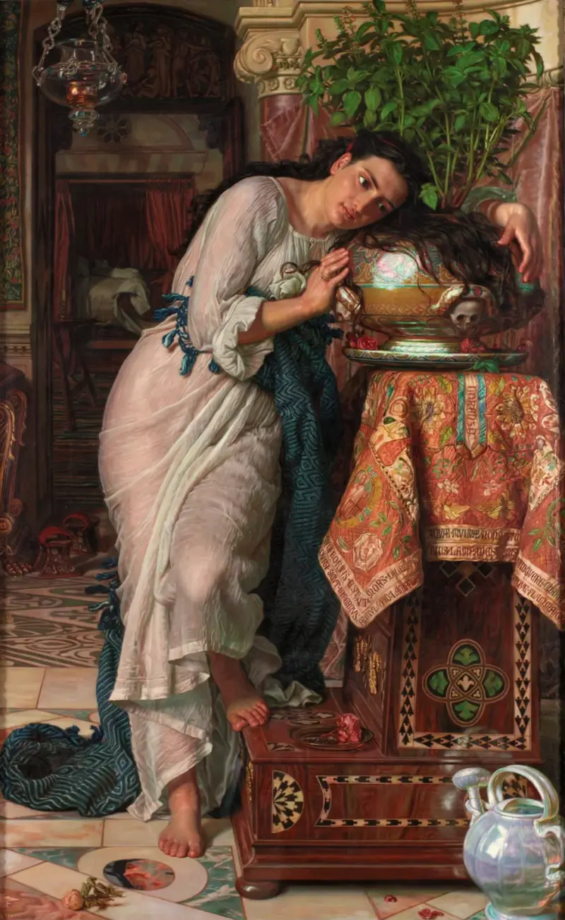 Isabella and the Pot of Basil av William Holman Hunt