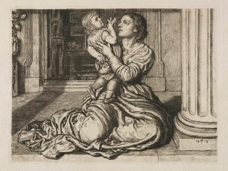The Father’s Leave Taking av William Holman Hunt