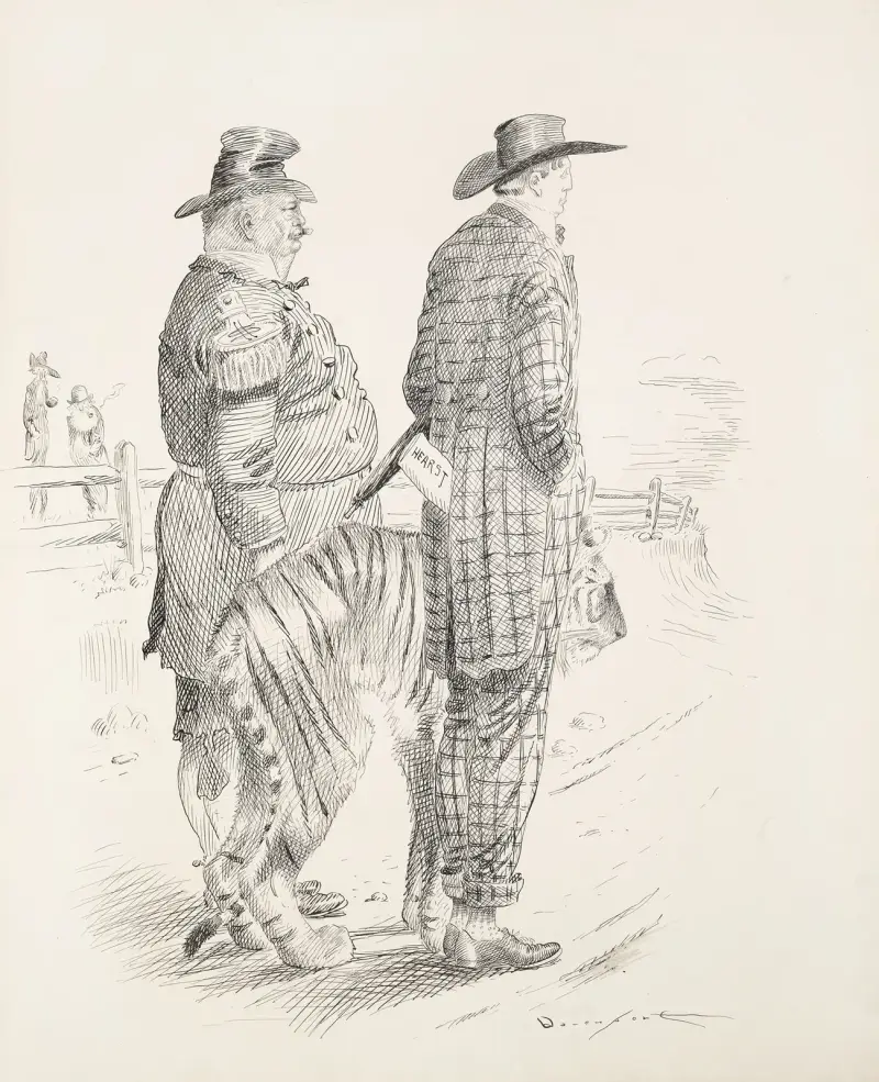 A combination that didn’t hit strong up state av Homer Davenport