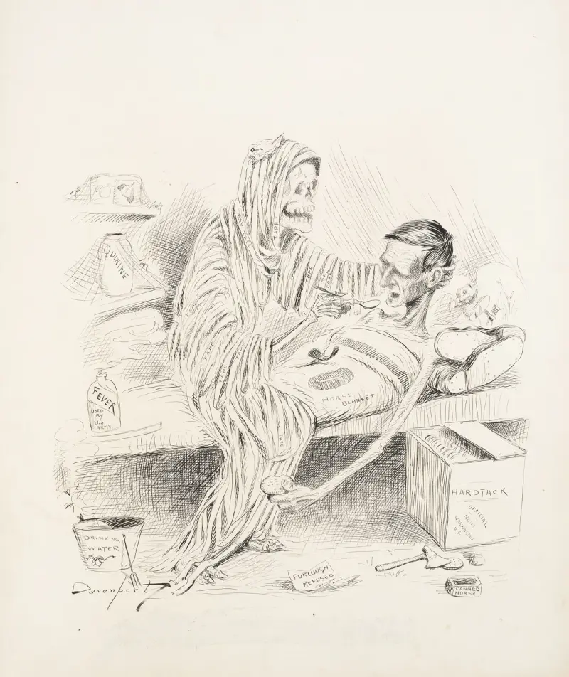 Nursed by Death av Homer Davenport
