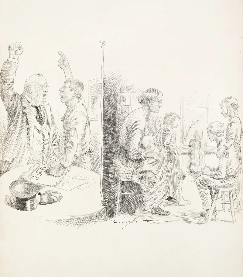 The ones that really suffer from the coal strike are never represented in its discussions av Homer Davenport