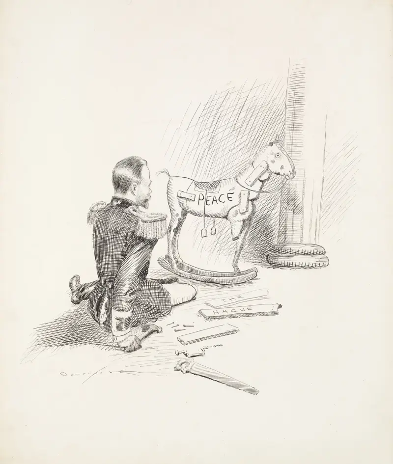 Trying to fix up his pet hobby av Homer Davenport