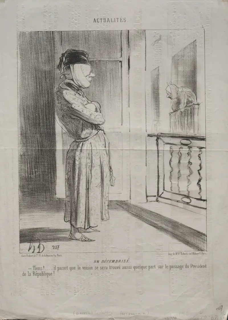 A Decemberist von Honoré Daumier