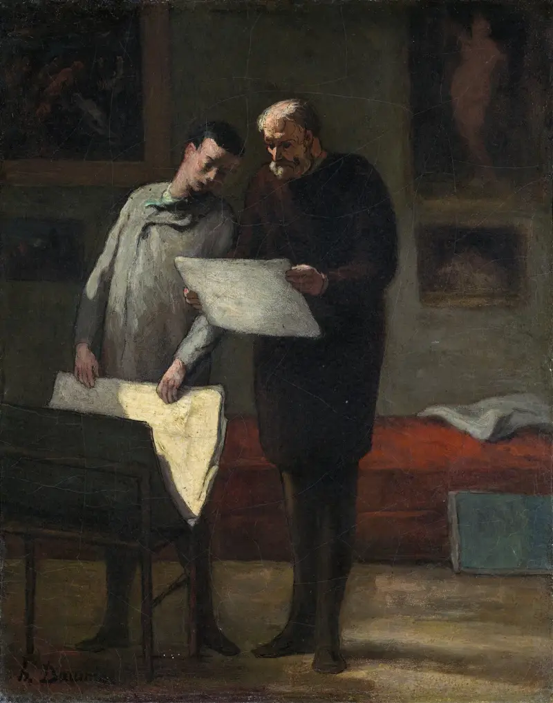 Råd till en ung konstnär av Honoré Daumier