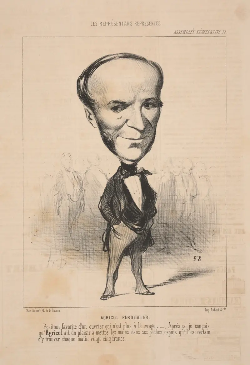 Agricol Perdiguier av Honoré Daumier