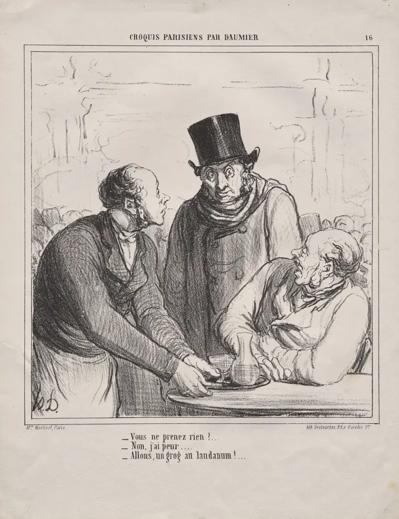 Are you not ordering anything… av Honoré Daumier