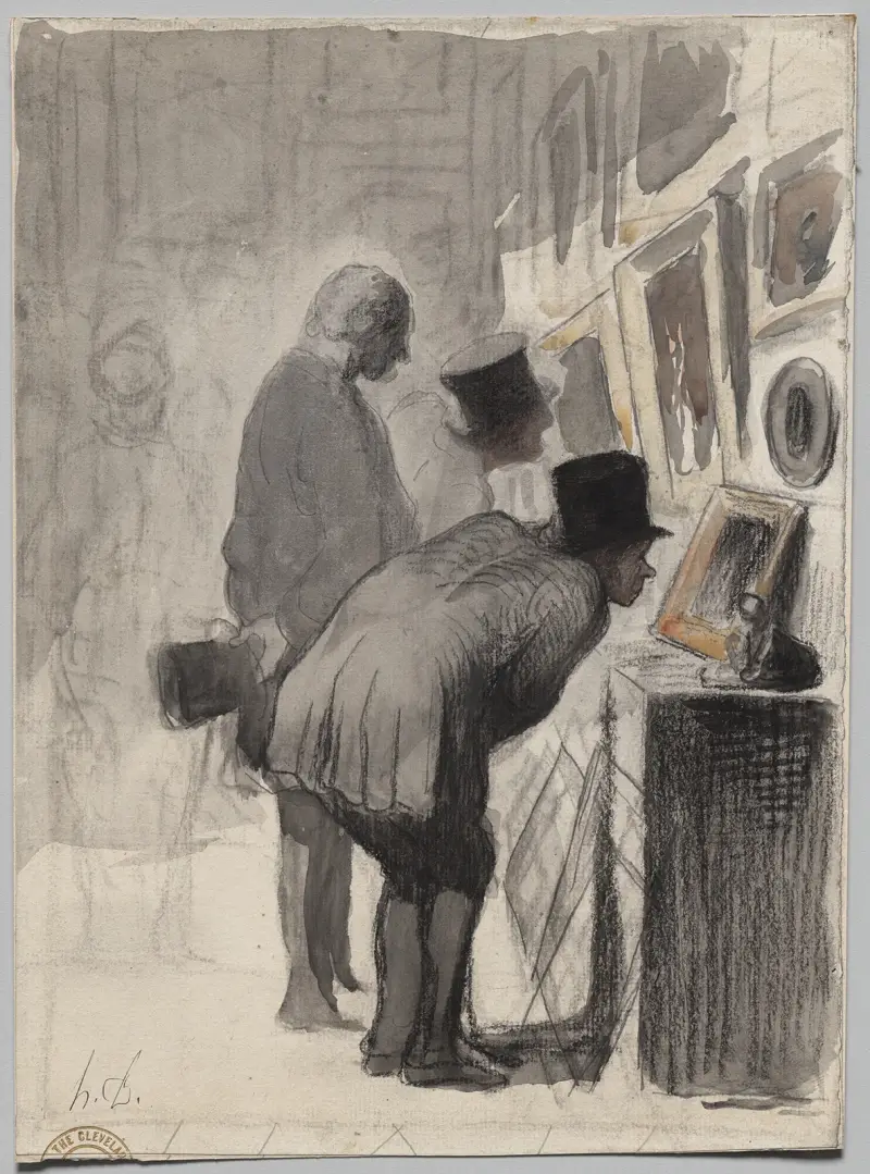 Art Lovers von Honoré Daumier
