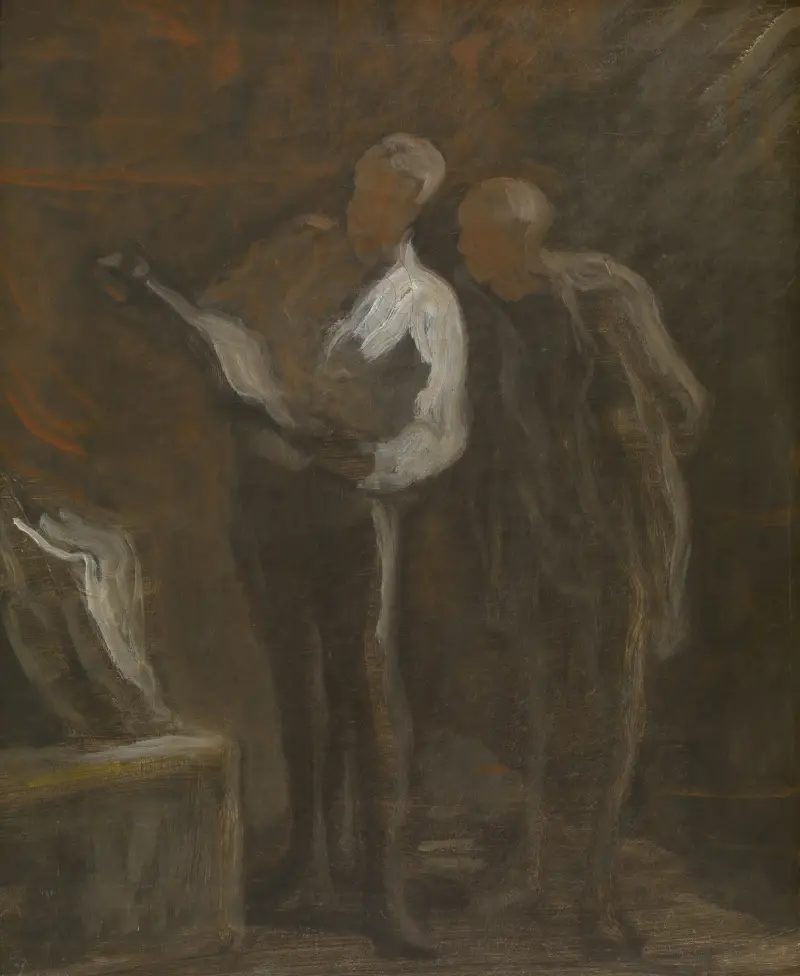 Konstsamlare av Honoré Daumier