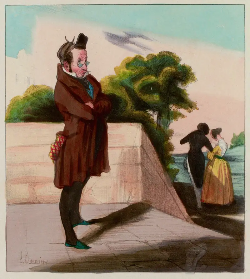 Cours d’histoire naturelle 06 Le cousin av Honoré Daumier