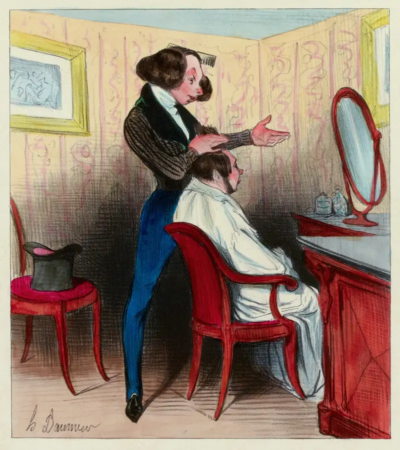 Kurs i naturhistoria 11 Papegojan av Honoré Daumier