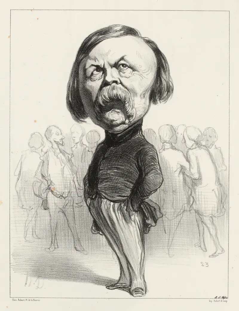 David d’Angers av Honoré Daumier