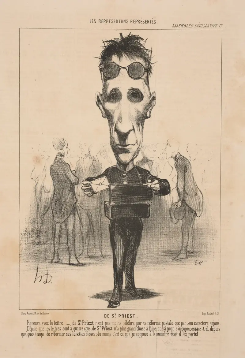 De St. Priest av Honoré Daumier
