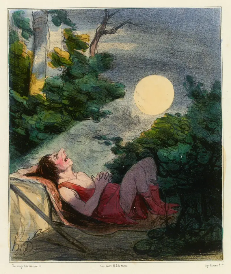 Endymion av Honoré Daumier