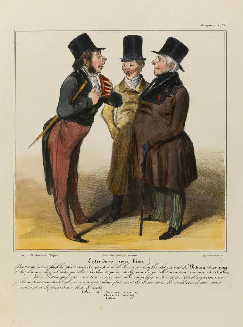 Verstehen wir uns gut von Honoré Daumier