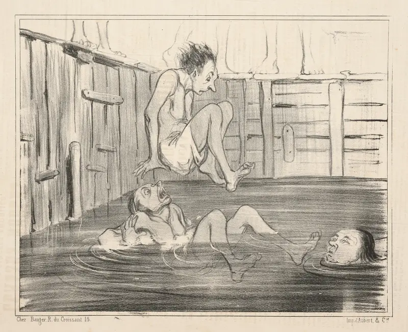 False position av Honoré Daumier