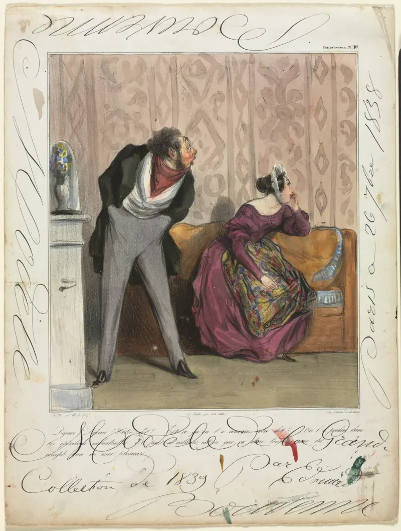 Från vad! Från vad! Din hemgift av Honoré Daumier