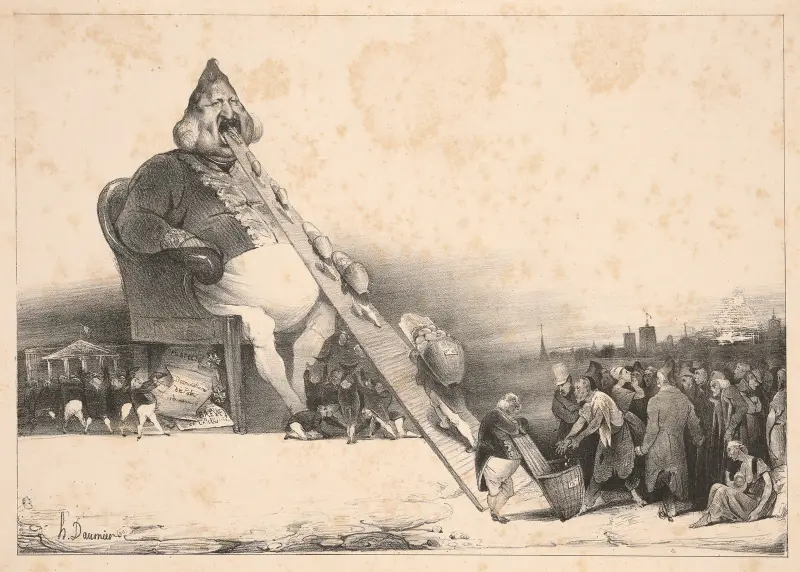 Gargantua av Honoré Daumier