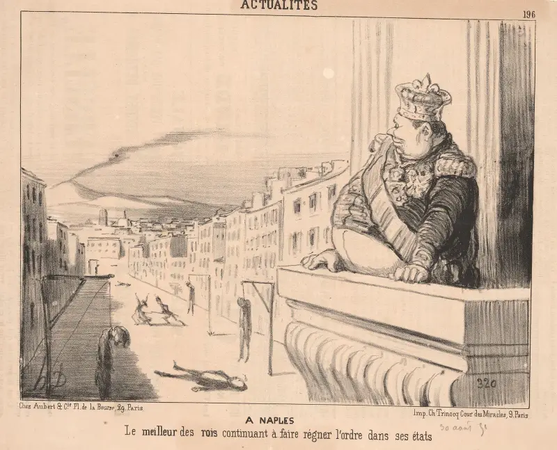 In Naples von Honoré Daumier