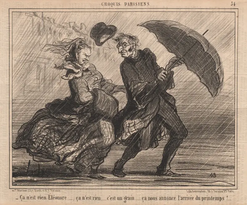 It’s nothing Eleanor… av Honoré Daumier