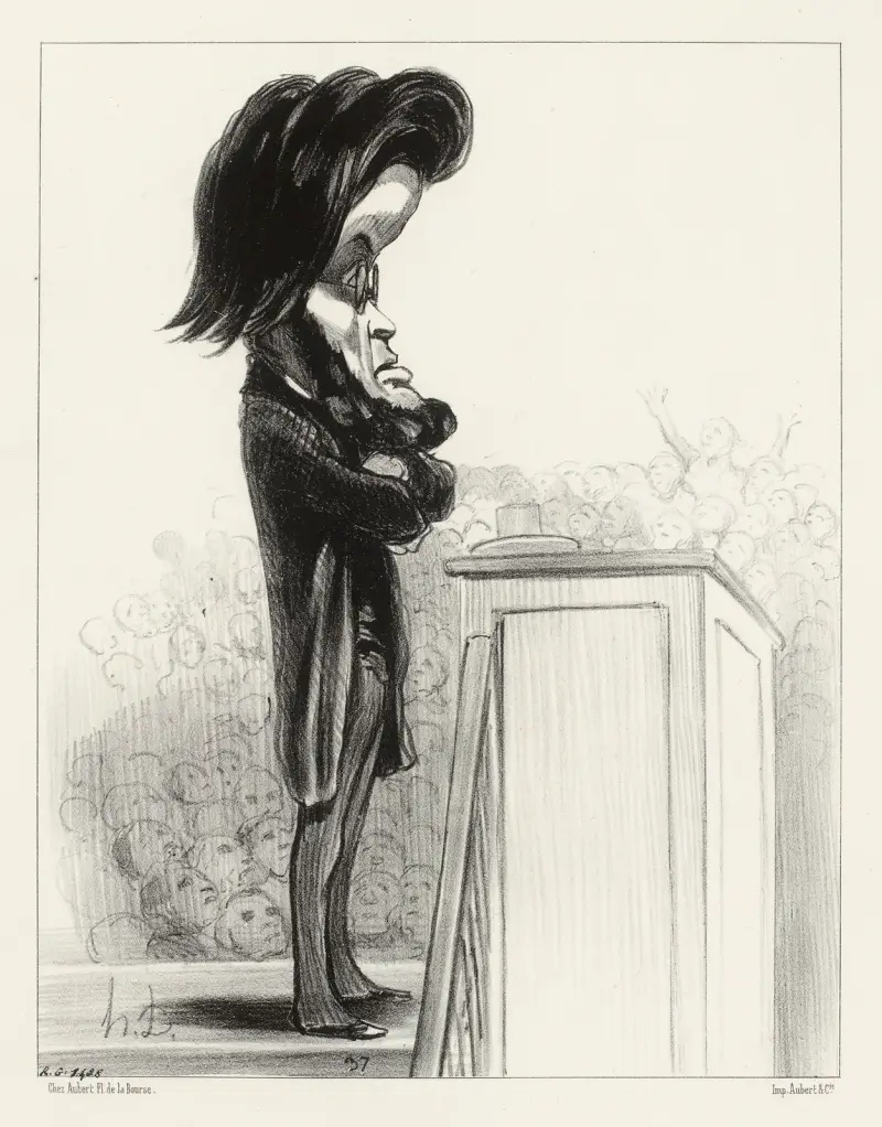 Jules Favre av Honoré Daumier