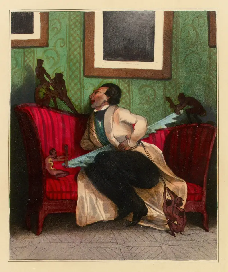 Koliken av Honoré Daumier