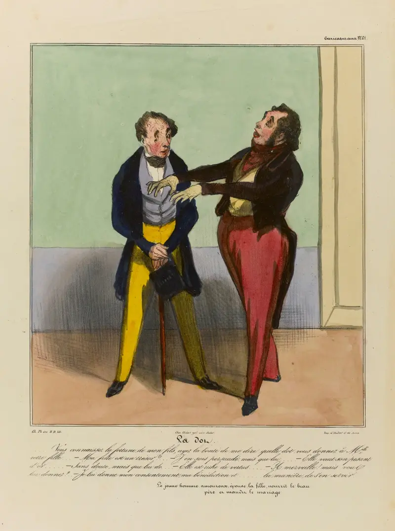 La dot von Honoré Daumier