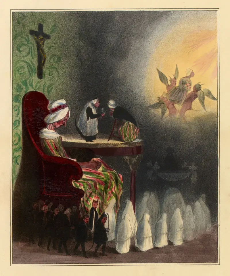 Mor Bridon – gå till helvetet av Honoré Daumier