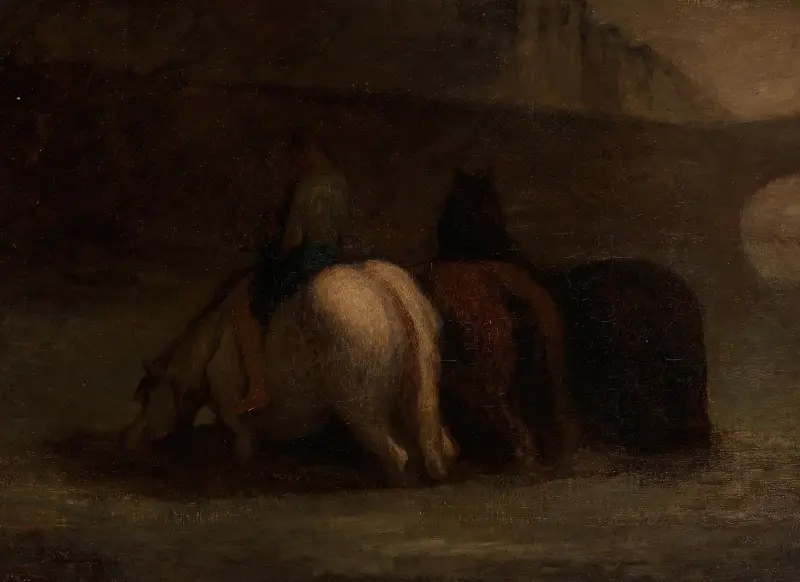 L’abreuvoir von Honoré Daumier