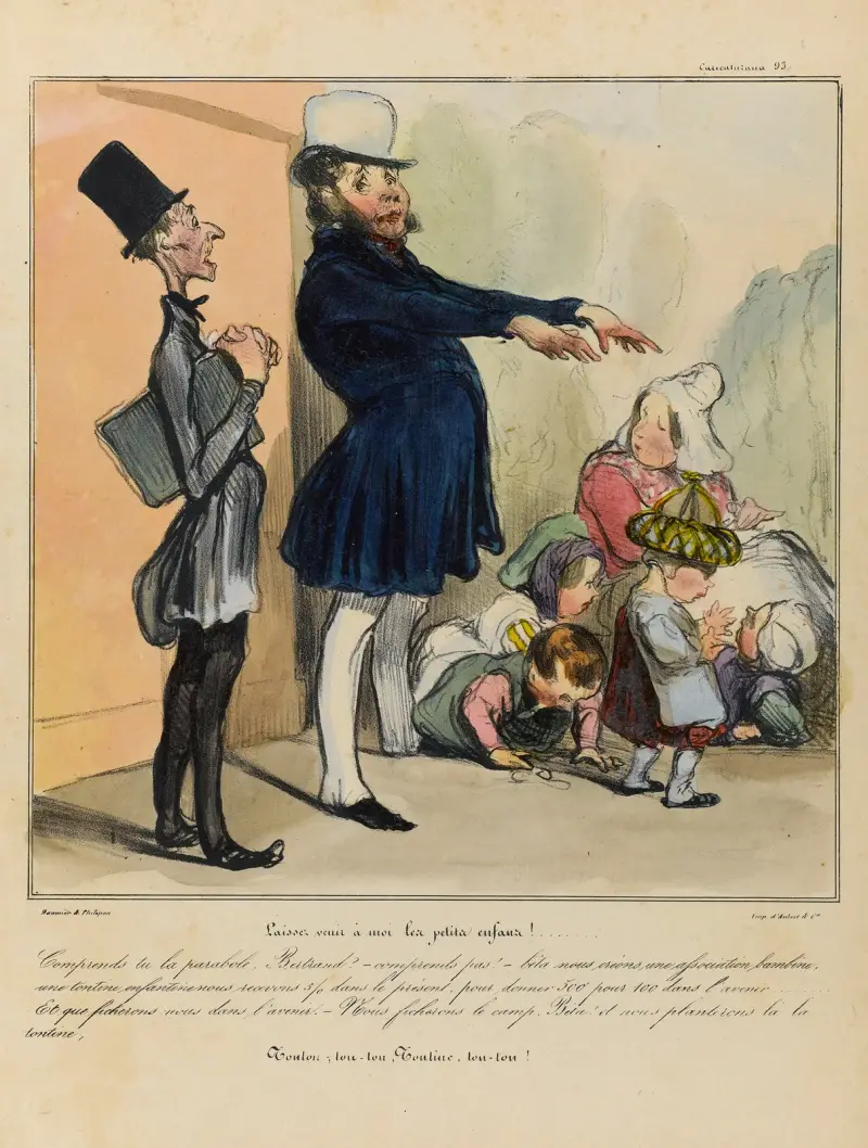 Låt barnen komma till mig av Honoré Daumier
