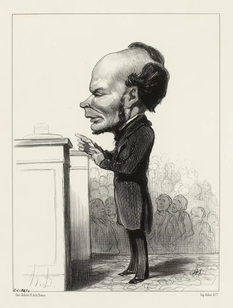 Lanjuinais av Honoré Daumier