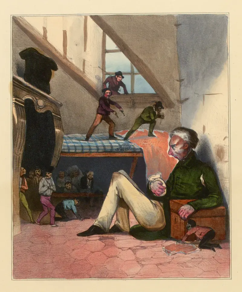 Snåljåpen av Honoré Daumier