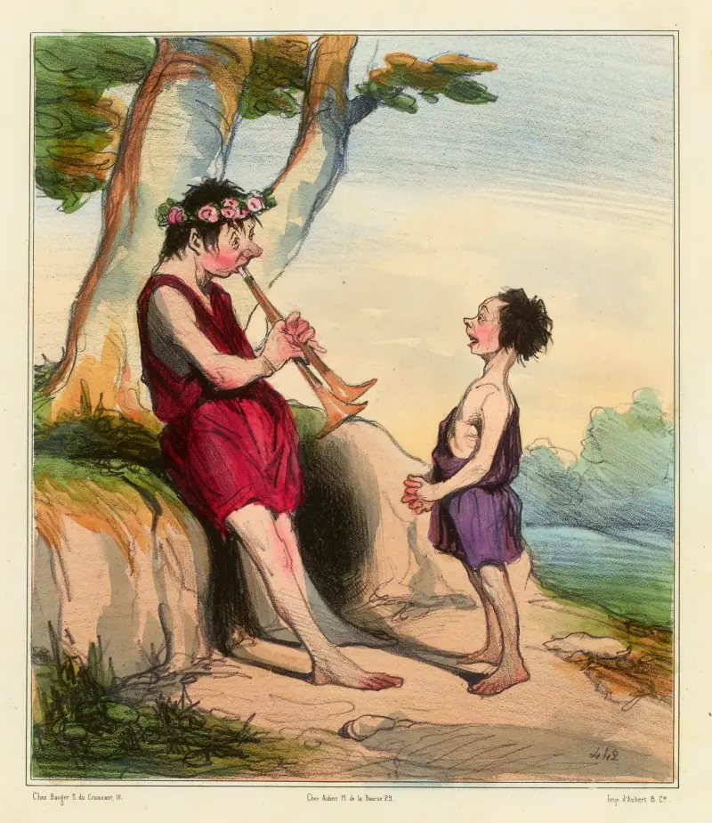 Vergilius herde av Honoré Daumier
