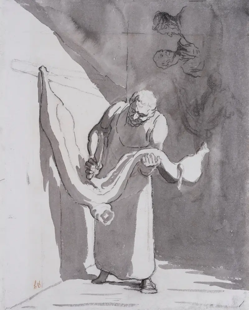 Slaktaren av Honoré Daumier
