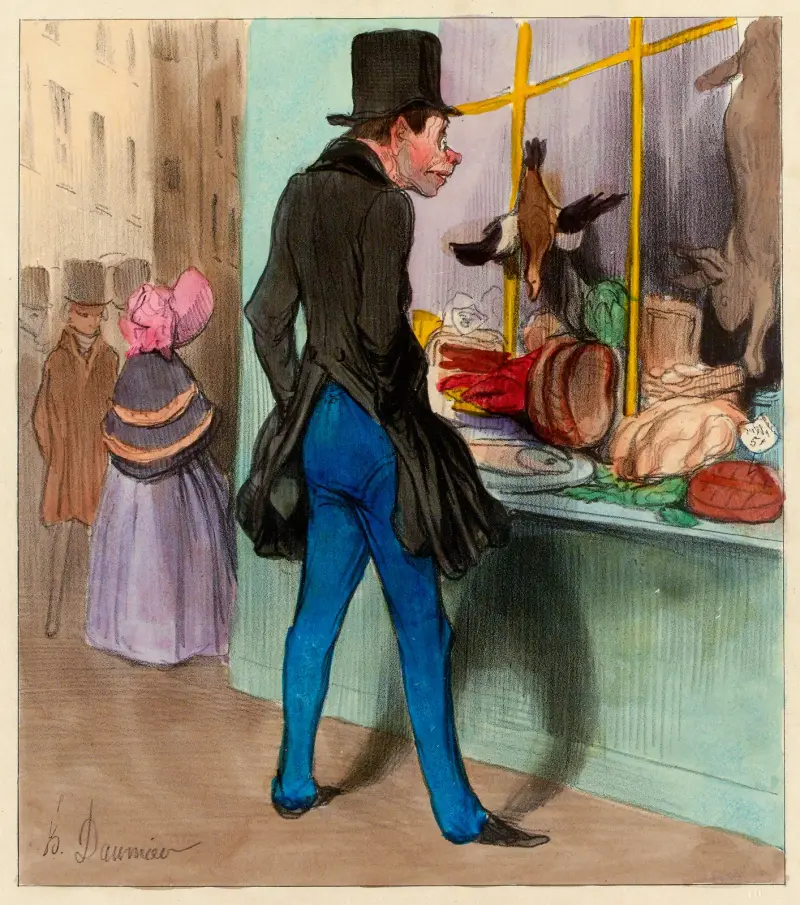 Krokodilen av Honoré Daumier
