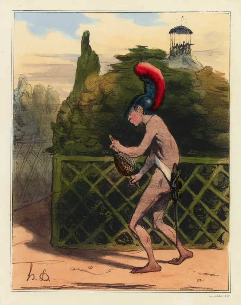 Ariadnes Faden von Honoré Daumier