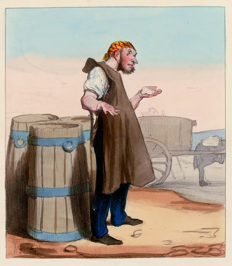 Le géranium fétide av Honoré Daumier