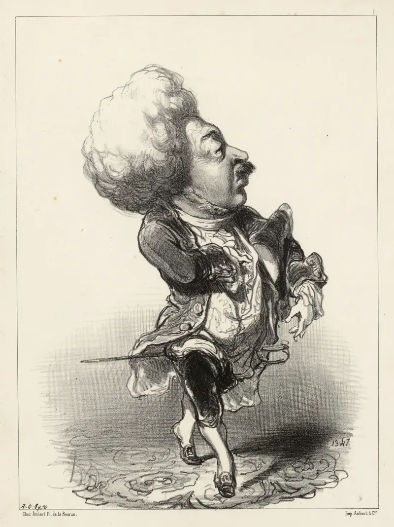 Markis de Marrast av Honoré Daumier