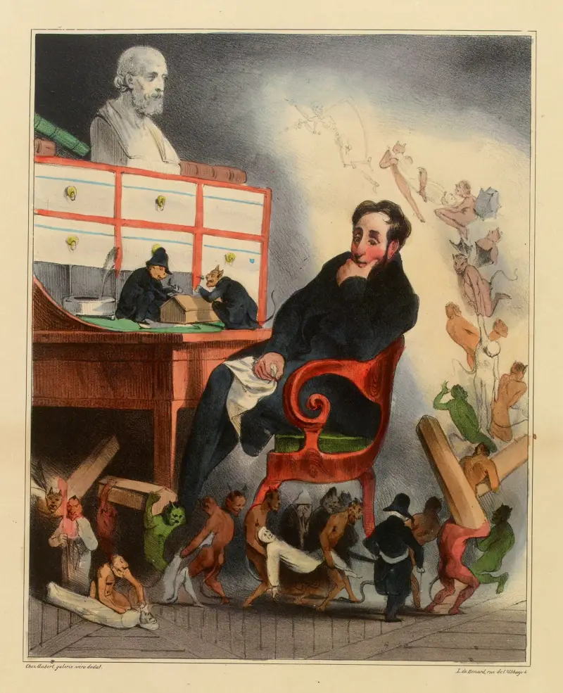 Der Arzt von Honoré Daumier