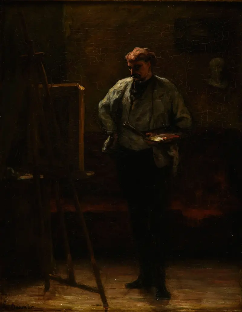 Le Peintre av Honoré Daumier