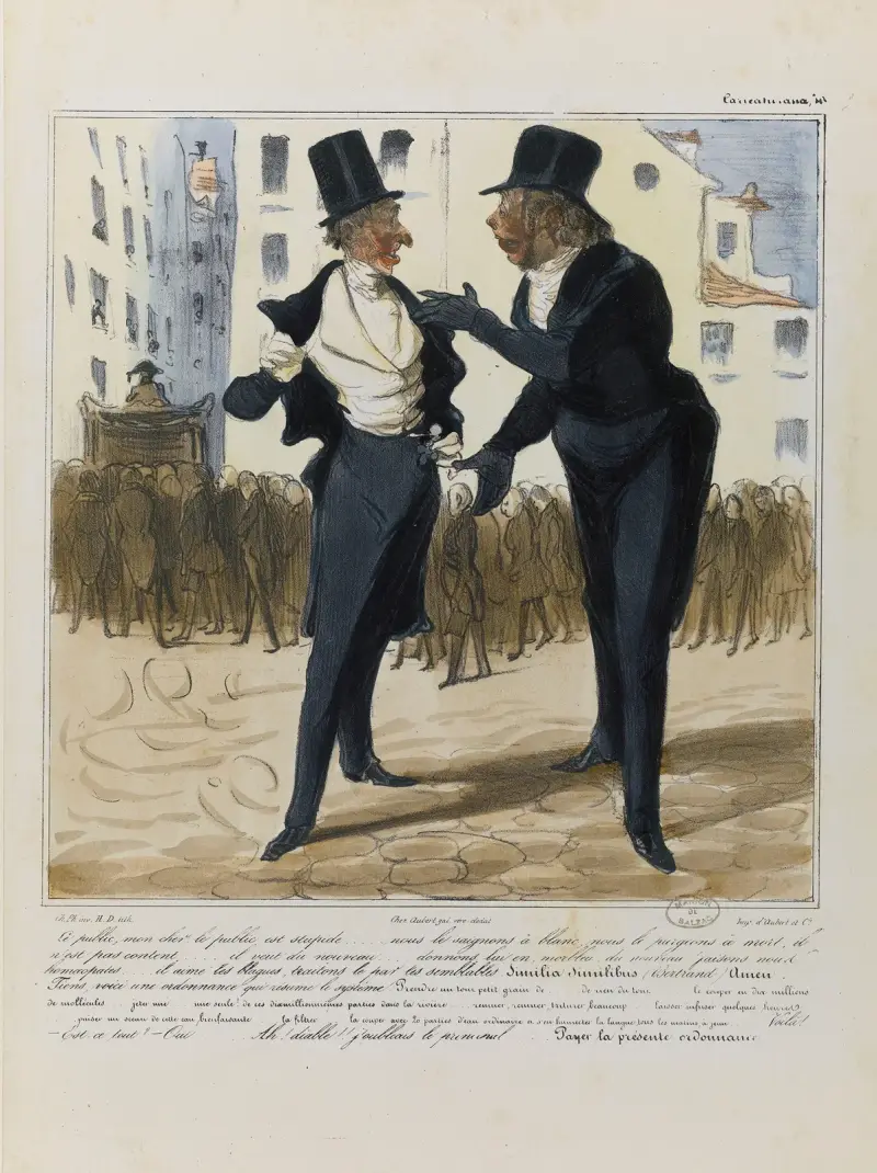 Le public, mon cher, le public est stupide av Honoré Daumier