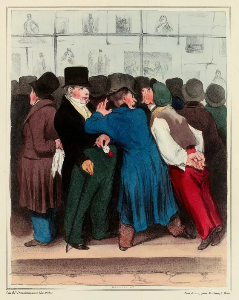 Le tirage av Honoré Daumier