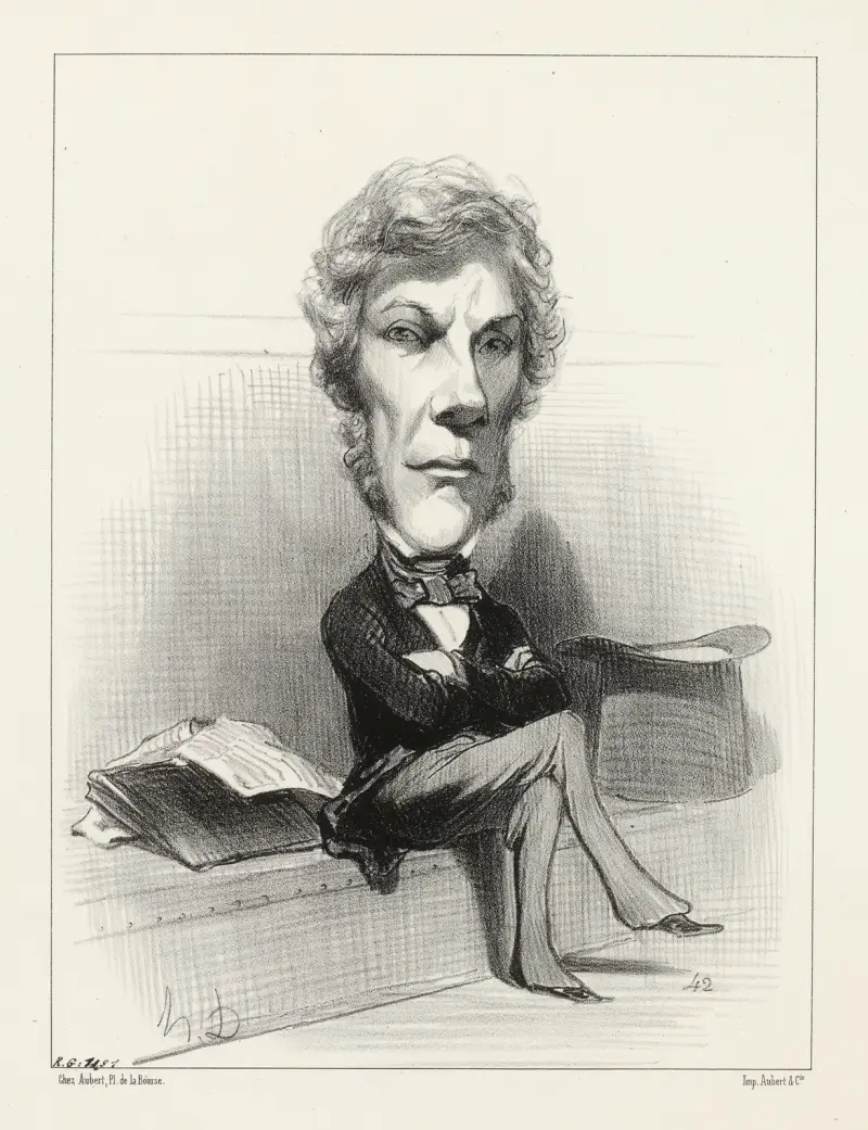 Léon Faucher av Honoré Daumier
