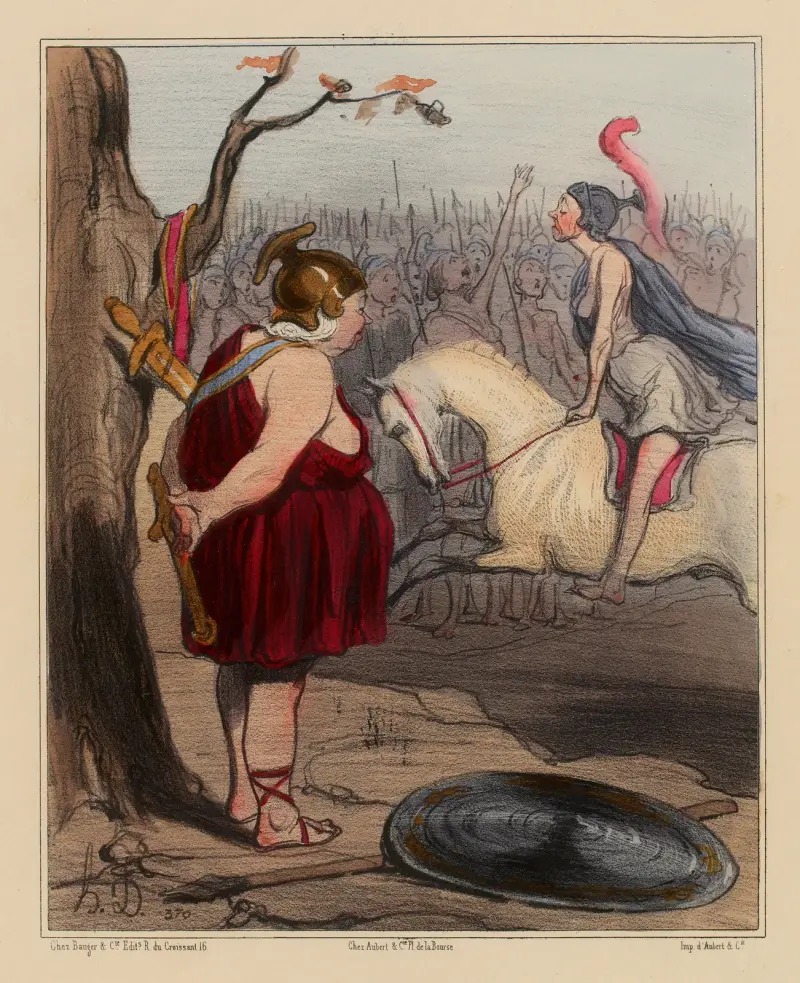 Les Amazones av Honoré Daumier