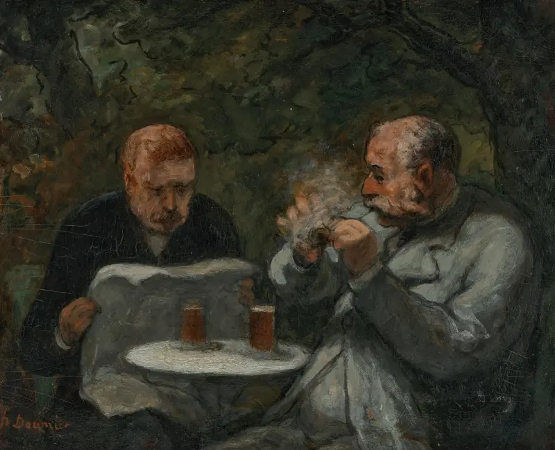 Öldrickarna av Honoré Daumier