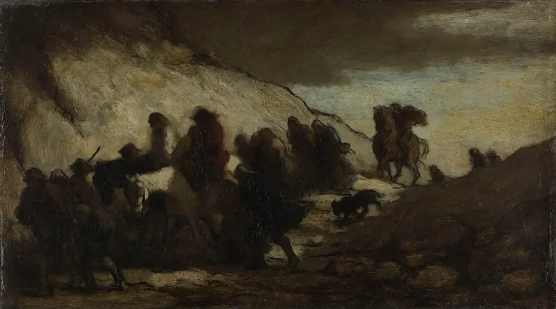 Utvandrarna av Honoré Daumier