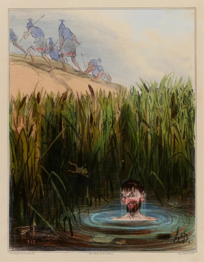 Marius à Minturnes von Honoré Daumier