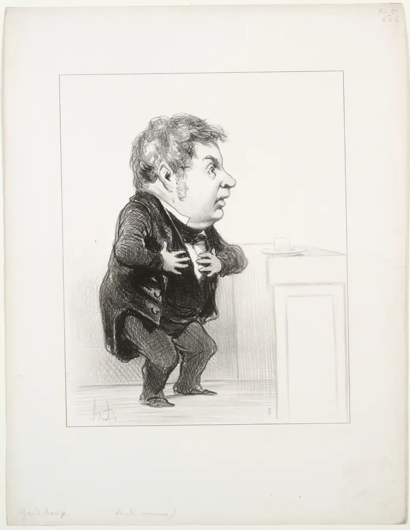 Michel Goudchaux av Honoré Daumier